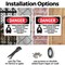 Signmission Inhalation Hazard Vapors Toxic Danger Sign, Plastic, 10in W x 7in L, 2PK OS-2PACK-DS-P-710-L-1375 - alternate 2